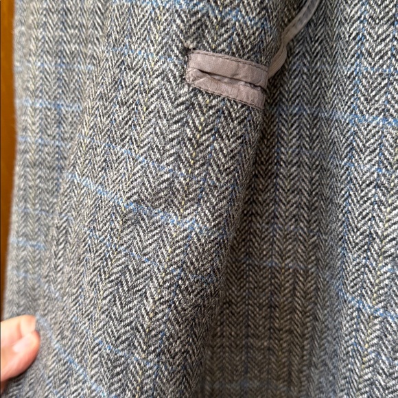 NORM THOMPSON WOOL PLAID SPORT JACKET VINTAGE SIZE XL , 48R BEAUTIFULLY TAILORED - Picture 9 of 11